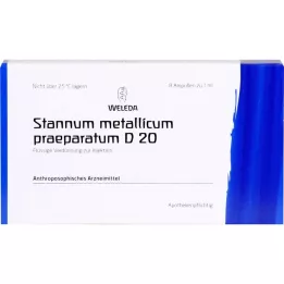 Stannum møtte. Praeparat. D 20 ampuller, 8x1 ml