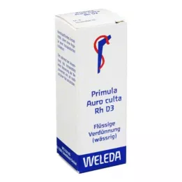 PRIMULA AURO culta RH D 3 Fortynning, 20 ml