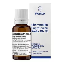 CHAMOMILLA CUPRO Culta Radix RH D 3 fortynning, 20 ml