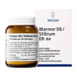 MARMOR D 6/Stibium D 6 AA Triturasjon, 50 g