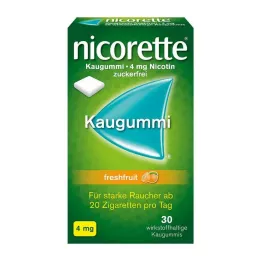 NICORETTE 4 mg ferskfrukttyggegummi, 30 stk