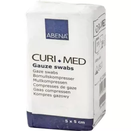 VLIESKOMPRESSEN ikke-steril 5x5 cm 4 lag, 50X100 stk
