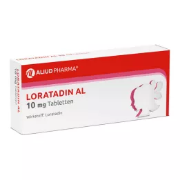 LORATADIN AL 10 mg tabletter, 50 stk
