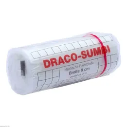 Dracosumbi festebandasje 8 cm x 4 m hvit, 1 stk