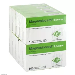 MAGNESIOCARD 2,5 mmol filmdrasjerte tabletter, 10X100 stk
