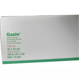 GAZIN Gasbind 10x10 cm steril 16-lags, 10X10 stk