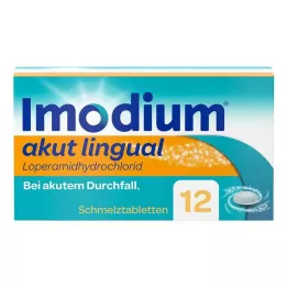 IMODIUM akutte tunge smeltetabletter, 12 stk