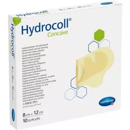 HYDROCOLL Concave Wound Association 8x12 cm, 10 stk