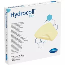 HYDROCOLL Thin Wound Association 7.5x7.5 cm, 10 stk