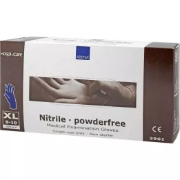 NITRIL Hansker pudderfrie x-large, 100 stk