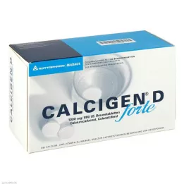 CALCIGEN D forte 1000 mg/880 I.E. brusetabletter, 100 stk