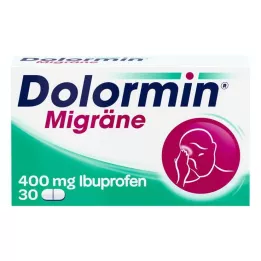 DOLORMIN Migrene filmdrasjerte tabletter, 30 stk