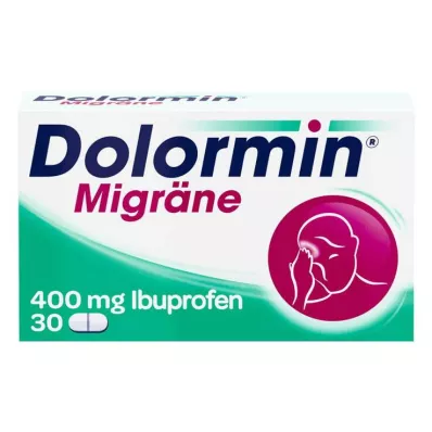 DOLORMIN Migrene filmdrasjerte tabletter, 30 stk DOLORMIN Migrene filmdrasjerte tabletter, 30 stk
