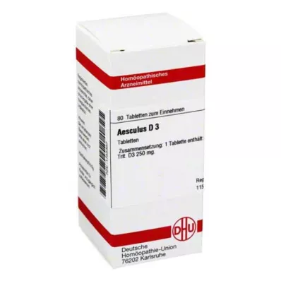 Aesculus D 3, 80 stk