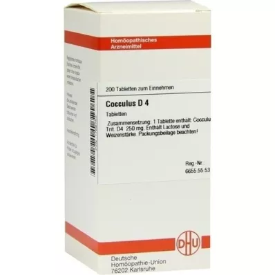 Cocculus D 4, 200 stk