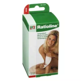RATIOLINE akutt gasbind 10 cmx2 m rullet, 1 stk