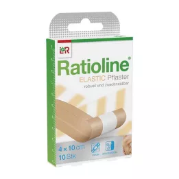 RATIOLINE elastisk sårbandasje 4 cmx1 m, 1 stk