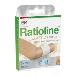RATIOLINE elastisk sårbandasje 8 cmx1 m, 1 stk
