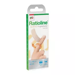 RATIOLINE elastisk fingerbandasje 2x12 cm, 10 stk