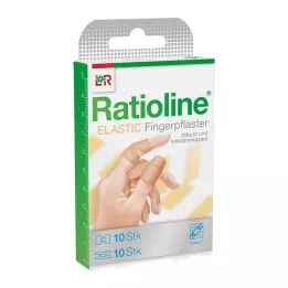 RATIOLINE elastisk fingerspesialbandasje i 2 størrelser, 20 stk