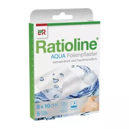 RATIOLINE aqua dusjgips 8x10 cm, 5 stk