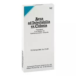 AQUA AD iniectabilia ex Colonia ampuller, 10X2 ml