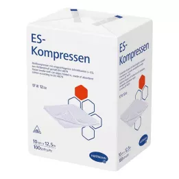 ES-KOMPRESSEN Unsteril 10x12,5 cm 12 ganger, 100 stk