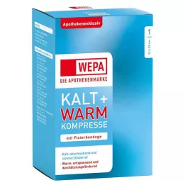 KALT-WARM Komprimer 12x29 cm med festetape, 1 stk