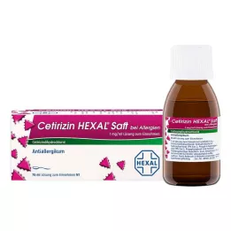 CETIRIZIN HEXAL Juice for allergi, 75 ml