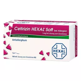 CETIRIZIN HEXAL Juice for allergi, 150 ml