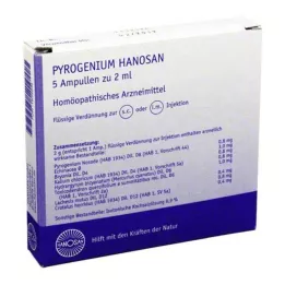 PYROGENIUM HANOSAN Injeksjonsløsning, 5x2 ml