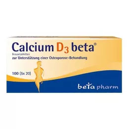 CALCIUM D3 beta brusetabletter, 100 stk
