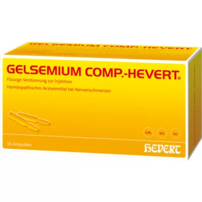 Gelsemium Comp Hever, 50x2 ml Gelsemium Comp Hever, 50x2 ml