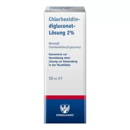 CHLORHEXIDINDIGLUCONAT Løsning 2 % konsentrat, 50 ml