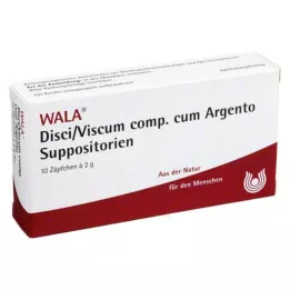DISCI/Viscum comp.cum Argento Suppositorier, 10X2 g