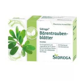 SIDROGA Tefilterposer med bjørnebærblad, 20X2,0 g
