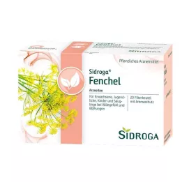 SIDROGA Fennikel tefilterposer, 20X2,0 g