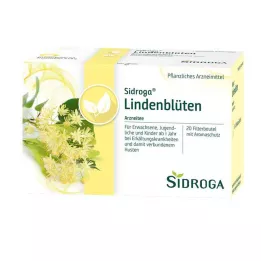 SIDROGA Lindeblomst tefilterposer, 20X1,8 g