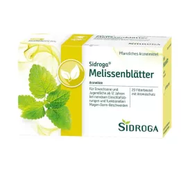SIDROGA Sitronmelisseblader tefilterposer, 20X1,5 g