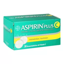 Aspirin Pluss c brusende tabletter, 20 stk