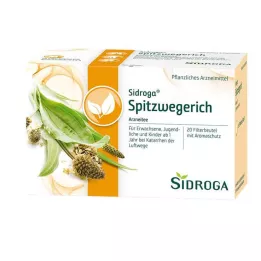 SIDROGA Ribwort Plantain Tea Filter Poser, 20X1,4 g