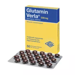 GLUTAMIN VERLA belagte tabletter, 50 stk