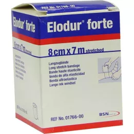 ELODUR kraftig kompresjonsbandasje 8 cmx7 m, 1 stk