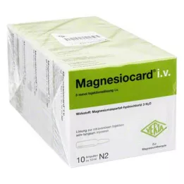 MAGNESIOCARD i.v. Injeksjonsløsning, 50X10 ml