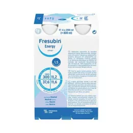 FRESUBIN ENERGY DRINK Nøytral drikkeflaske, 4X200 ml