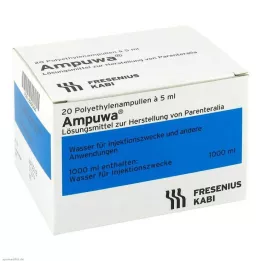 AMPUWA Plastforsterker. Injeksjons-/infusjonsløsning, 20X5 ml