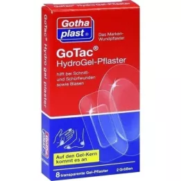 GOTAC HydroGel plaster 2 størrelser, 8 stk