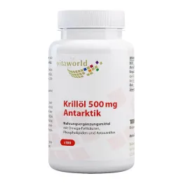Krillolje 500 mg antarktiske kapsler, 100 stk