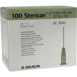STERICAN Dentalkan.Luer 0,4x40 mm, 100 stk