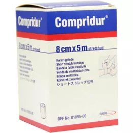 COMPRIDUR Kompresjonsbandasje 8 cmx5 m, 1 stk